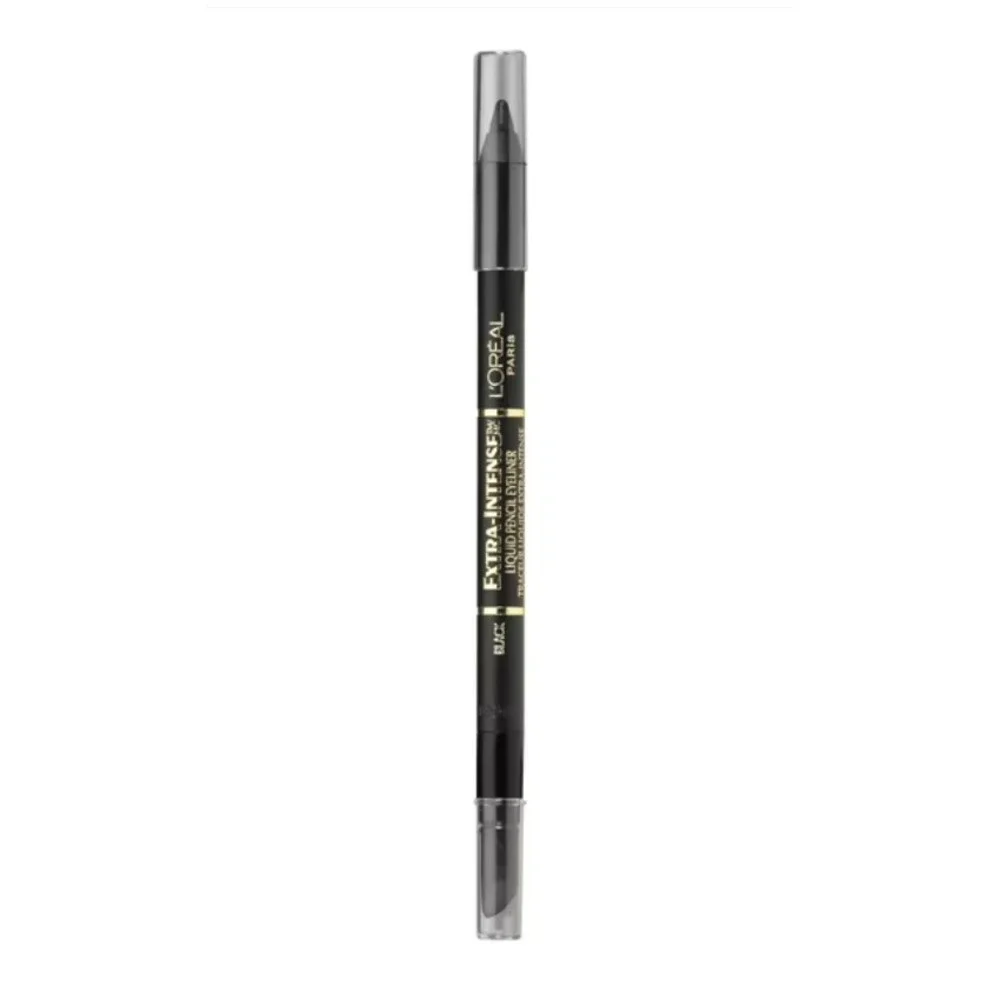 L'Oreal Paris Extra Intense Liquid Pencil Eyeliner 798 Black Noir with Smudger - Picture 2 of 6
